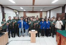 Pangdam IX/Udayana Gelar Kegiatan Sharing and Learning Bersama Mahasiswa Unwar