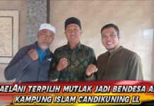 M.Jaelani TTerpilih Mutlak Jadi Bendesa Adat Kampung Islam Candikuning ll